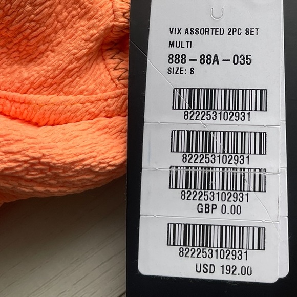 VIX PAULA HERMANNY Orange Corsage Bikini Top - Picture 6 of 6